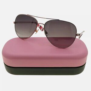 Kate Spade Polarized Sunglasses Gold Aviators Womens